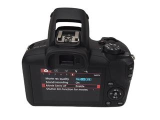 CANON EOS R100 4K VIDEO 24.2MP MIRRORLESS CAMERA W/RF-S18-45MM + RF 50MM LENS